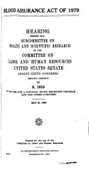 Hearings, reports and prints of the Senate Committee on Labor and Human Resources