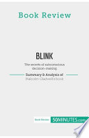 Book Review: Blink by Malcolm Gladwell PDF Book By 50minutes