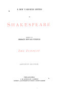A New Variorum Edition of Shakespeare: The tempest (7th ed.)