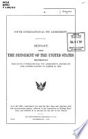 Fifth International tin agreement Book