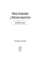 Baltimore Monuments: A History