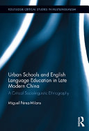 Urban Schools and English Language Education in Late Modern China