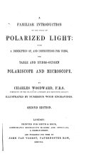 A Familiar Introducton to the Study of Polarized Light