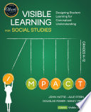 Visible Learning for Social Studies  Grades K 12 Book