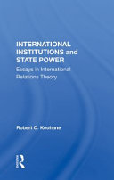 Image of book cover for International institutions and state power : essay ...