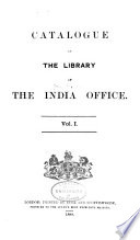 Catalogue of the Library of the India Office