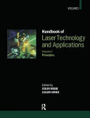 Handbook of Laser Technology and Applications: Principles