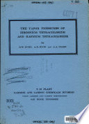 Vapor Pressures of Zirconium Tetrachloride and Hafnium Tetrachloride Book