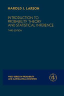 Introduction to Probability Theory and Statistical Inference Book