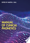 Manual of Clinical Phonetics Book PDF