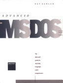 Advanced MS DOS