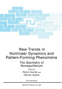 New Trends in Nonlinear Dynamics and Pattern Forming Phenomena