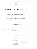 Laws and Acts of Jamaica Passed in the Year ...