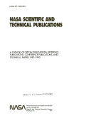 NASA Scientific and Technical Publications