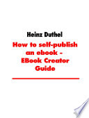 How to self publish an ebook   EBook Creator Guide