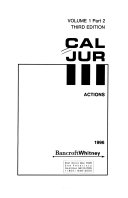 West's California Jurisprudence 3d