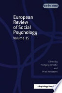 European Review of Social Psychology Book