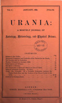 Urania: a monthly journal of astrology, meteorology, and physical science