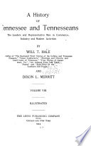 A History of Tennessee and Tennesseans Book