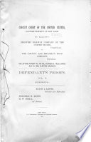 Electric Railway Company of the United States  Complainant  Vs  the Jamaica and Brooklyn Road Company  Defendant Book