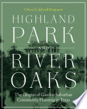 Highland Park and River Oaks Book