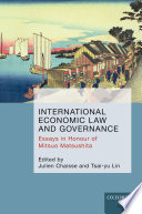 International Economic Law and Governance