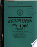 Congressional Budget Request