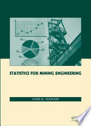 Statistics for Mining Engineering