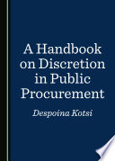 A Handbook on Discretion in Public Procurement