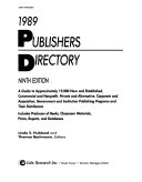 Publishers Directory Book
