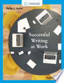 Successful Writing At Work Book