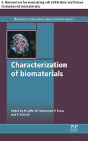 Characterization of biomaterials