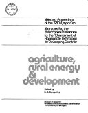 Agriculture, Rural Energy & Development
