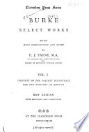 Burke, Select Works