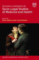 Research Handbook on Socio-Legal Studies of Medicine and Health Pdf/ePub eBook
