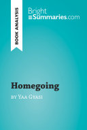 Homegoing by Yaa Gyasi (Book Analysis) Pdf/ePub eBook