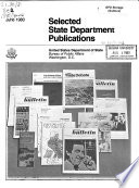 Selected State Department Publications
