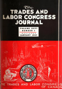 The Trades and Labor Congress Journal