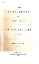 Annual Report of the Board of Commissioners of the Central Park