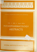 Psychopharmacology Abstracts