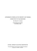 Approximate Formulas for Viscosity and Thermal Conductivity of Gas Mixtures