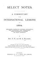     Select Notes on the International Sunday School Lessons    