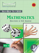 Self-Help to CBSE Mathematics (Solutions of R.D. Sharma) for Class 11 PDF Book By I.S. Chawla