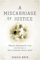 A Miscarriage of Justice Book