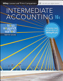 Intermediate Accounting  16e WileyPLUS  next generation    Loose leaf Book PDF