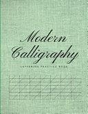 Modern Calligraphy Lettering Practice Book