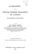 An Explanation of the Popular Weather Prognostics of Scotland on Scientific Principles