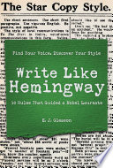 Write Like Hemingway Book