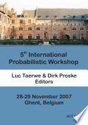 Proceedings of the 5th International Probabilistic Workshop Book