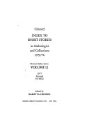 Chicorel Index to Short Stories in Anthologies and Collections